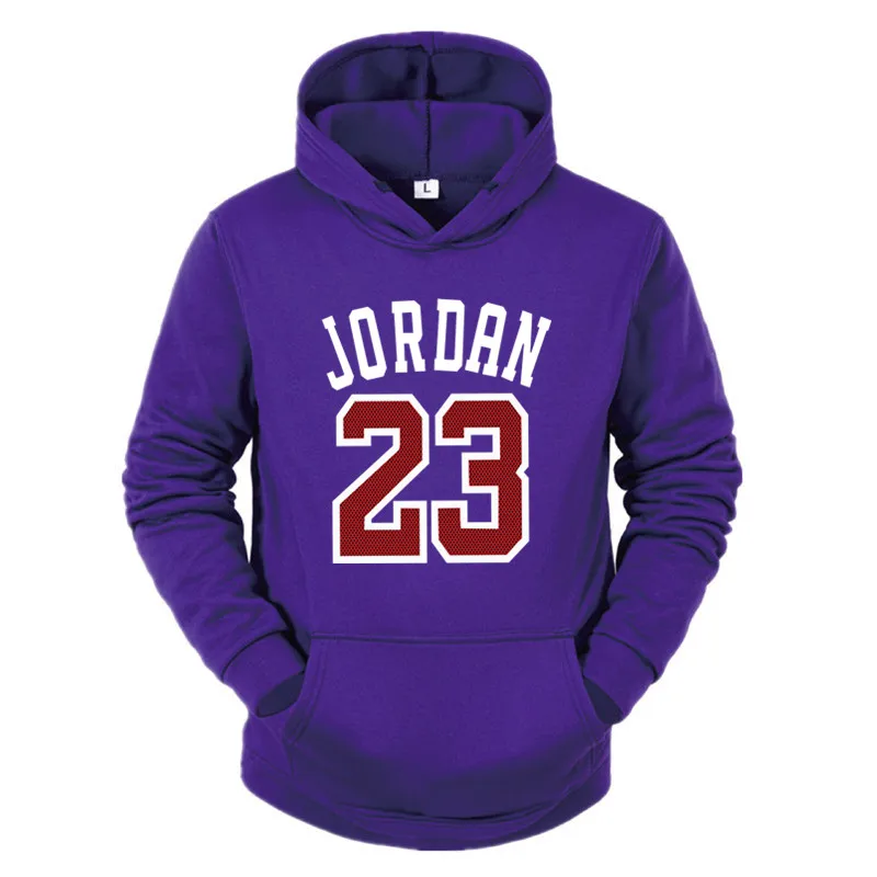 

Street casual warm hoodie for sportswear, women's casual wear 2021 spring and autumn men's cashmere hoodie, padded Jordan 23