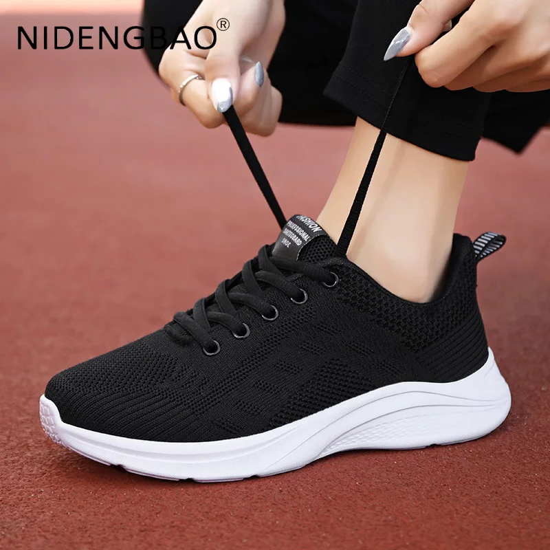 Ultra Light Running Shoes Women's  Sneakers Fly Weave Breathable Comfortable Walking Jogging Training Athletic Zapatillas Mujer