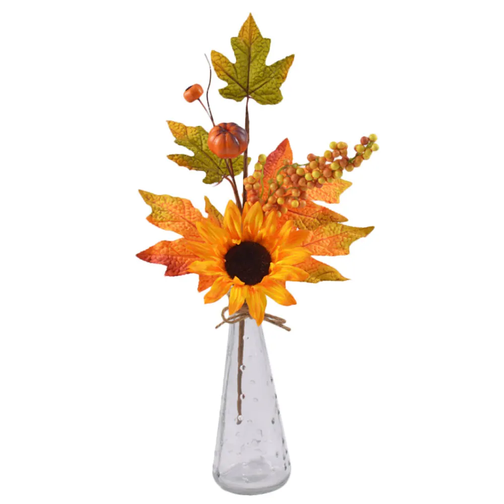 Реалистичный осенний Искусственный Кленовый лист Декор праздничные