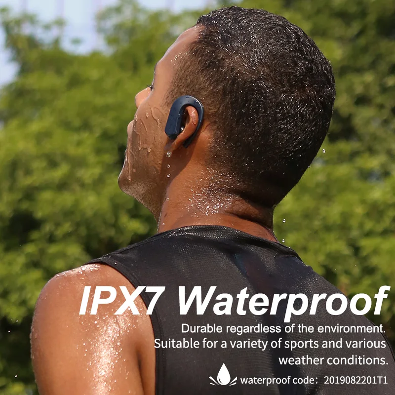 GGMM T1 наушники Bluetooth беспроводные спортивные TWS 9D стерео HiFi BT V5.0 блютуз IPX7