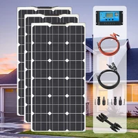 solar panel kit 1000w 800w 600w 400w 300w 200w 100w flexible solar panels for 12v 24v battery charger module solarpanel