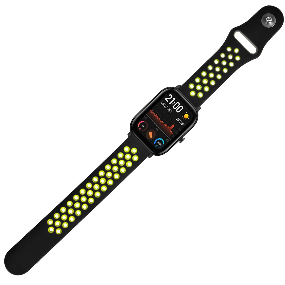 Проветриваемый спортивный мягкий браслет на запястье для Huami Amazfit GTS, браслет на запястье, аксессуары для умных часов, сменный ремешок для умных часов