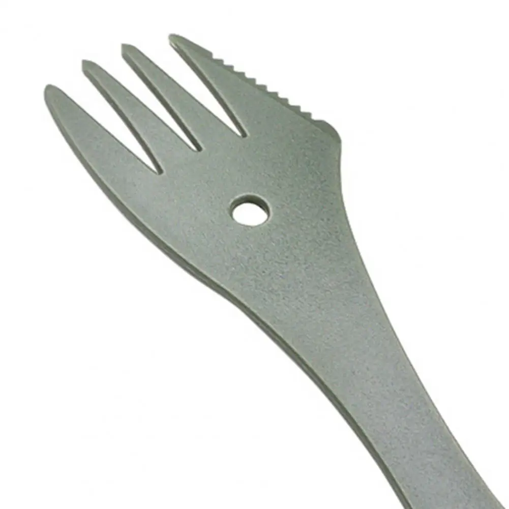 

5Pcs Spoon Utensils Kit Heat Resistant Reusable Tableware Picnic Outdoor Activities Spork Camping Utensil for Travel