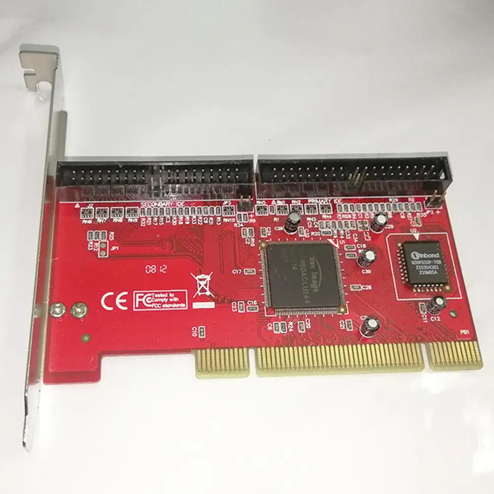 PCI к IDE Transfer 60806 чип двойной RAID Riser расширительный адаптер конвертер