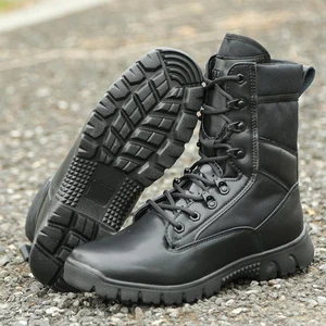 Мужские уличные военные тактические армейские ботинки, Нескользящие водонепроницаемые дышащие сверхлегкие ботинки, ботинки для скалолазания, тренировок, Боевая спортивная обувь