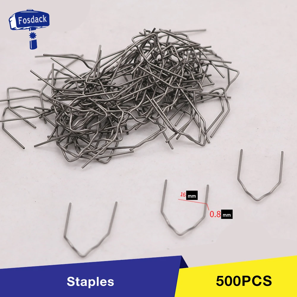 Fosdack 500 шт. нержавеющая сталь Стандартный предварительно вырезанный 0 8 мм