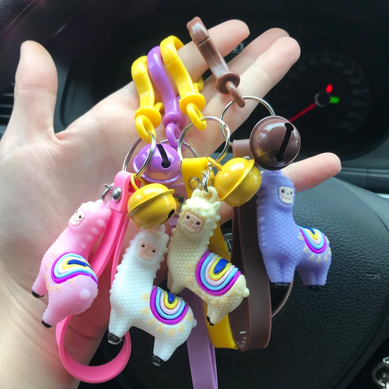 Трехмерная эпоксидная подвеска PCV в виде мультяшной куклы травы грязи лошади