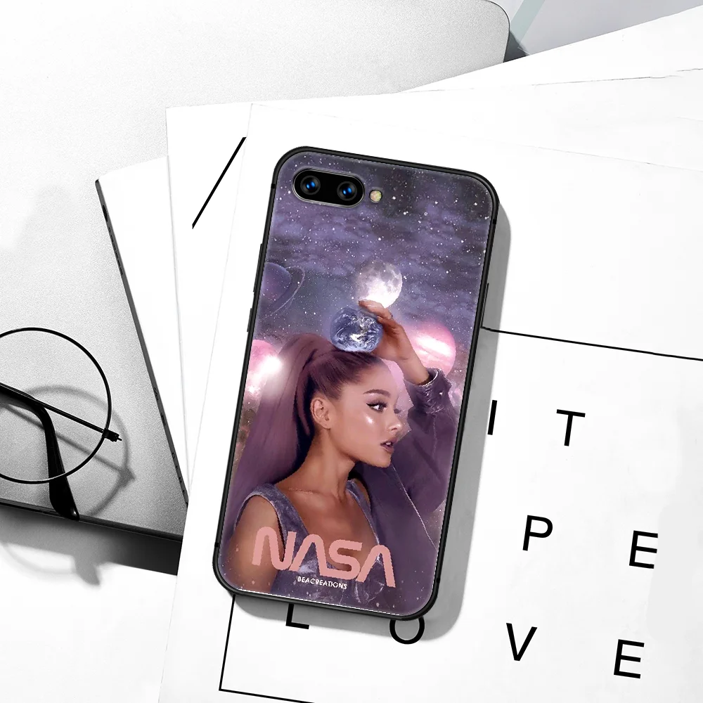 

Arianas Grandes Singer Phone Case For HUAWEI Honor 6A 7A 8 8A 8S 8x 9 9x 9A 9C 10 10i 20 Lite Pro black Cell Fashion Prime