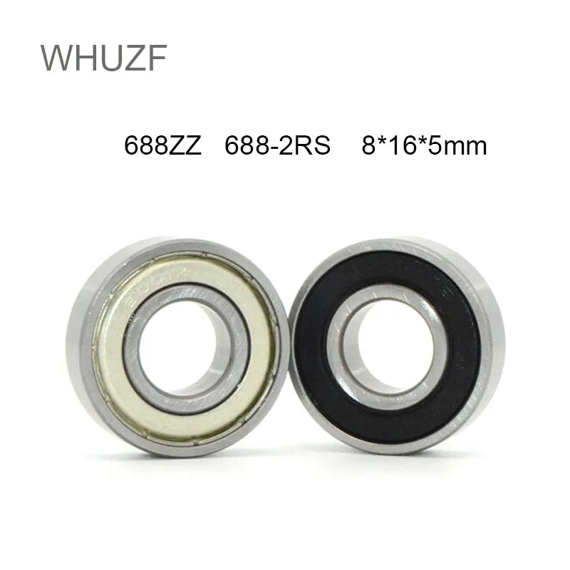 WHUZF Бесплатная доставка 688ZZ 688-2RS подшипник ABEC-1 5/10 шт. 8x16x5 мм миниатюрные