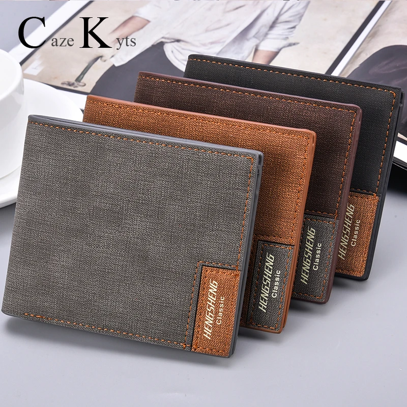 Новинка тонкий мужской кошелек многофункциональная карточная упаковка короткий