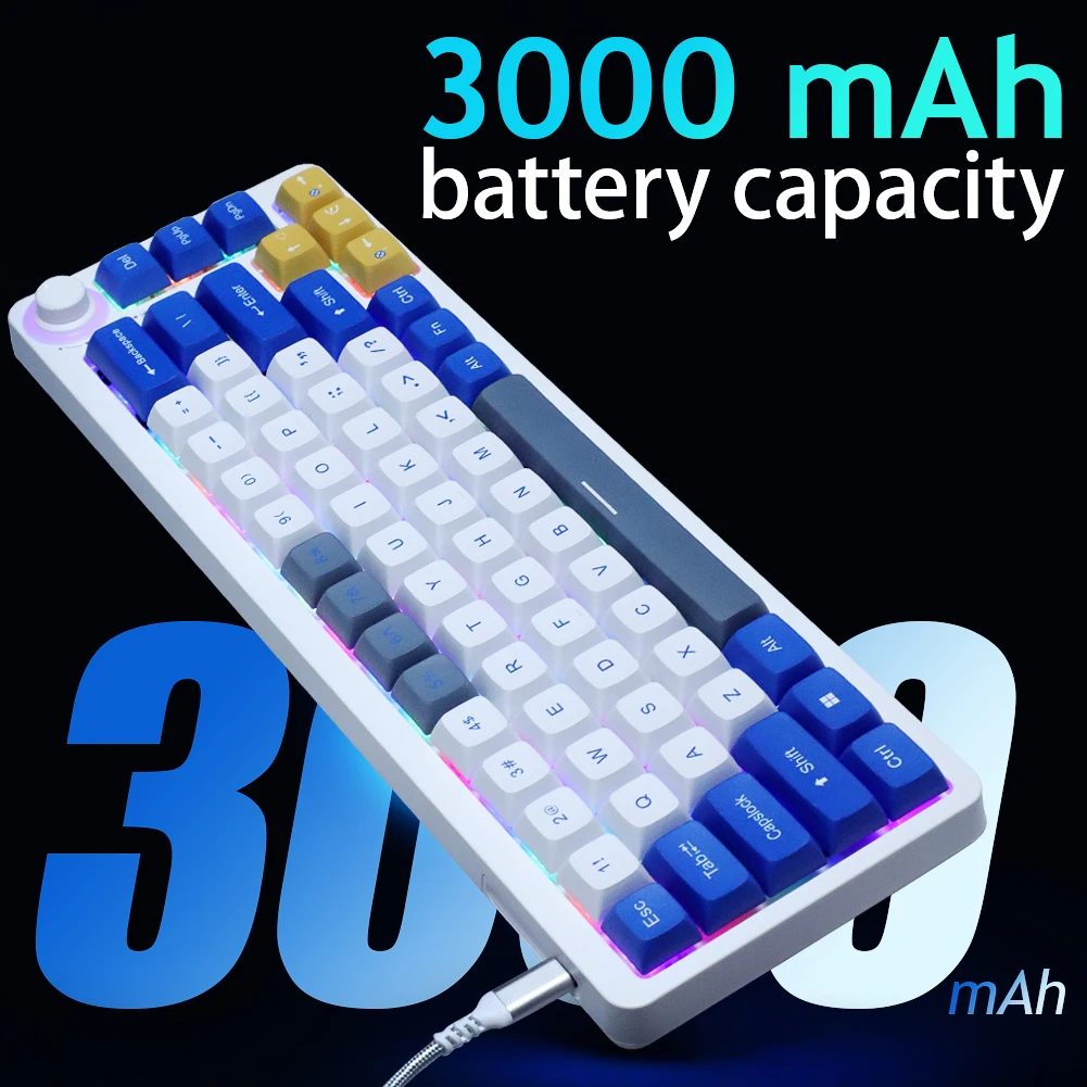 Программируемая распределительная коробка GK68 RGB с горячей заменой может