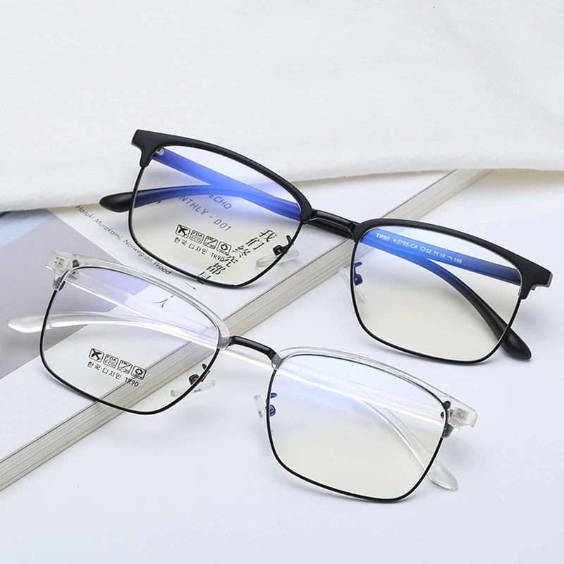 Круглые компьютерные очки унисекс для чтения с антибликовым покрытием корейские