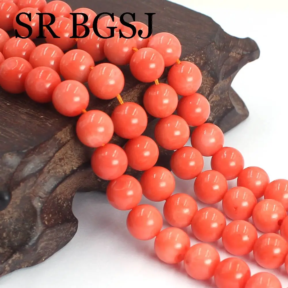 Бесплатная доставка круглые ювелирные украшения 8-9 мм настоящие бусины из