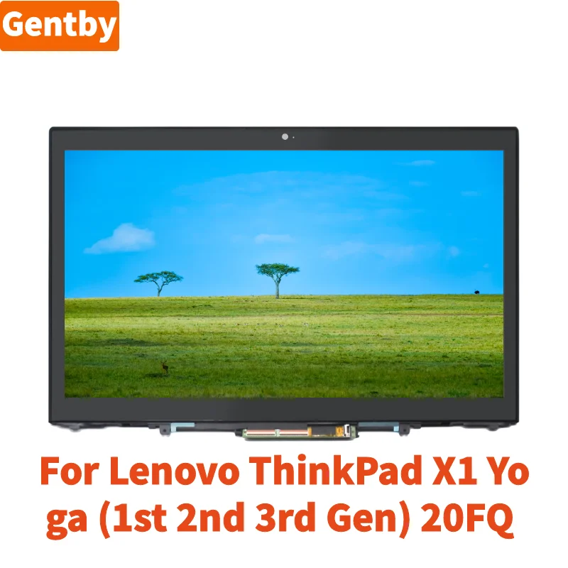 

LCD Touch Screen Digitizer Assembly With Bezel For Lenovo ThinkPad X1 Yoga 1st 2nd 3rd Gen 14"1920*1080 20FQ 20JD 20JF 20LD 20LF