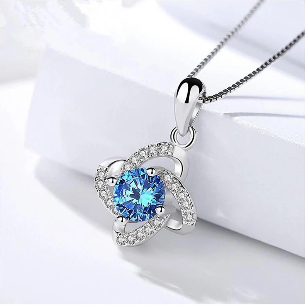 Цепочка с подвеской в виде четырехлистной травы на удачу | Украшения и аксессуары