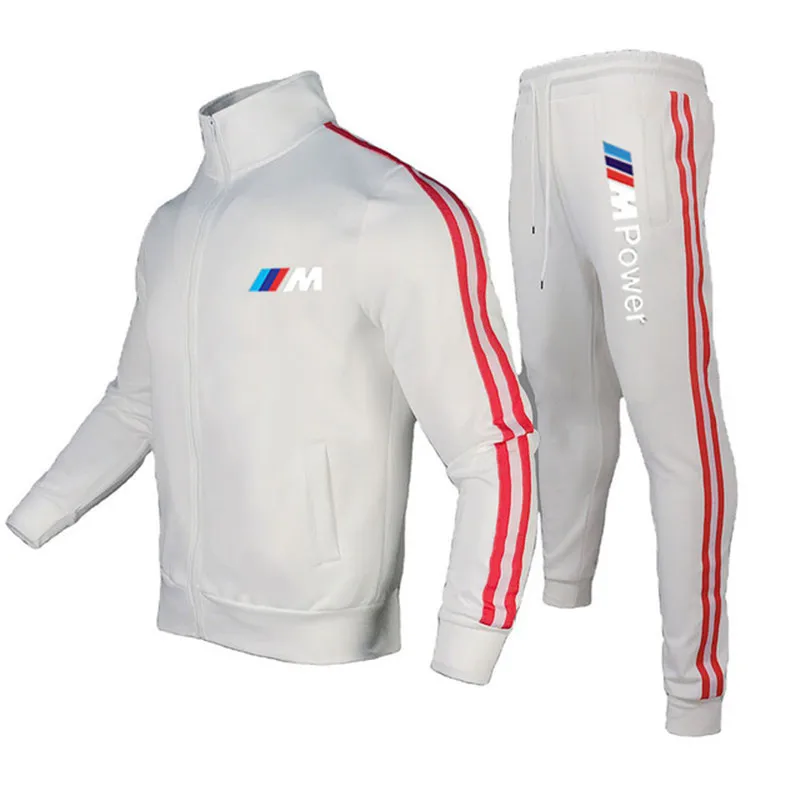 

2 pieces sets tracksuit male hooded sweatshirt + pants pullover hoodie sportwear suit air layer hombre casual men clothing