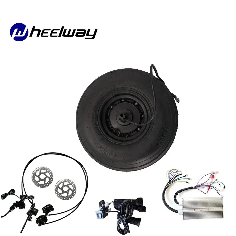 

18inch 60V 1500W 18x9.5-8 fat tyre hub motor kit tire vacuum tire electric motorcycle wheel brushless non-gear hub motor