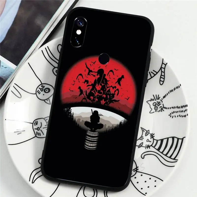 

Japanese Anime NARUTO Kakashi Sasuke Phone Case For Xiaomi Redmi note 7 8 9 t k30 max3 9 s 10 pro lite