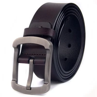 high quality whole cowhide leather belts for men luxury strap fashion classice pin buckle jeans designer leather men belt