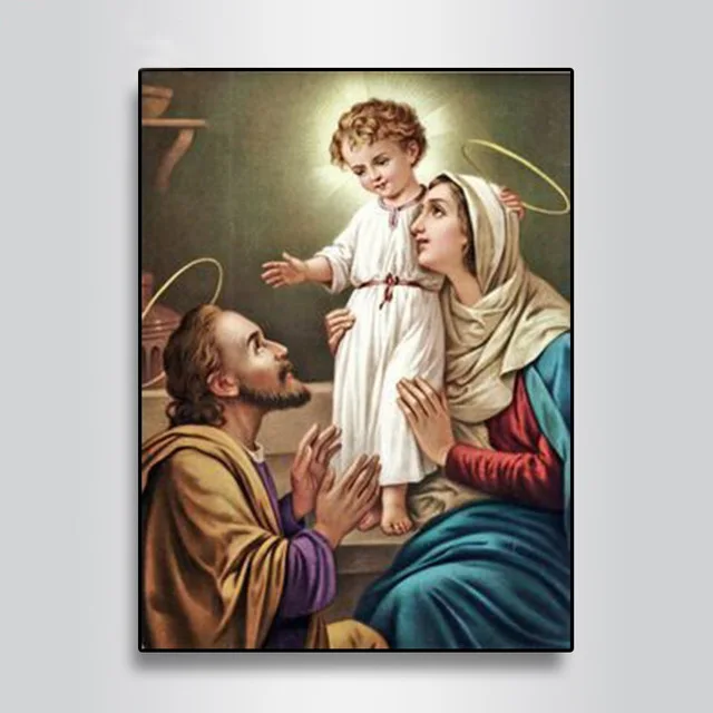 5D Diamond Painting Virgin Mary Kids Christian Religion Jesus Christ ...