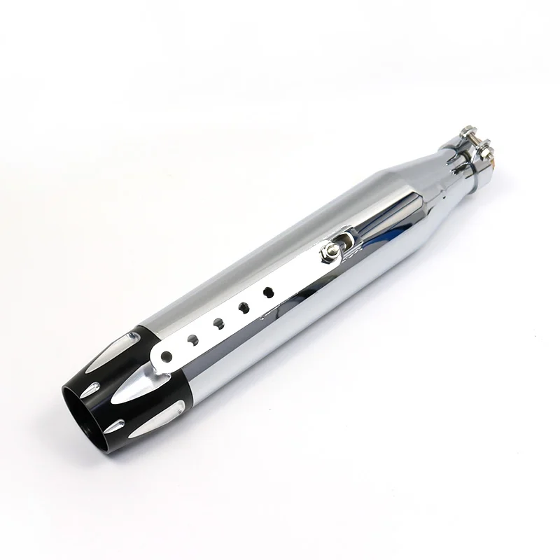 

Мотоциклетная выхлопная труба 51 мм для Harley XL1200X Iron 883 XL883N, винтажный универсальный глушитель из нержавеющей стали в стиле ретро, кафе, Race