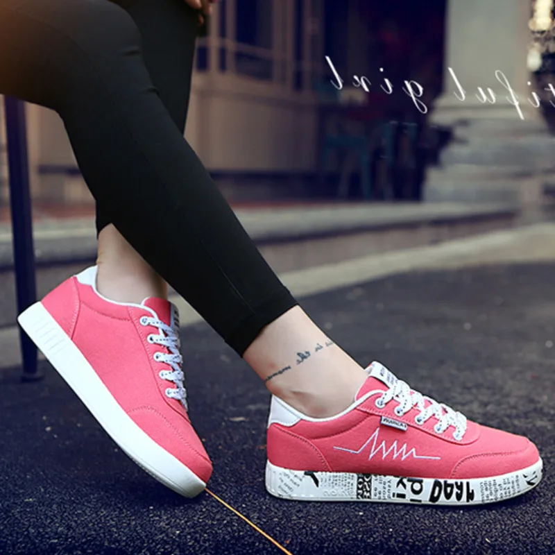 2020 модная женская Вулканизированная обувь Кроссовки Женская повседневная на