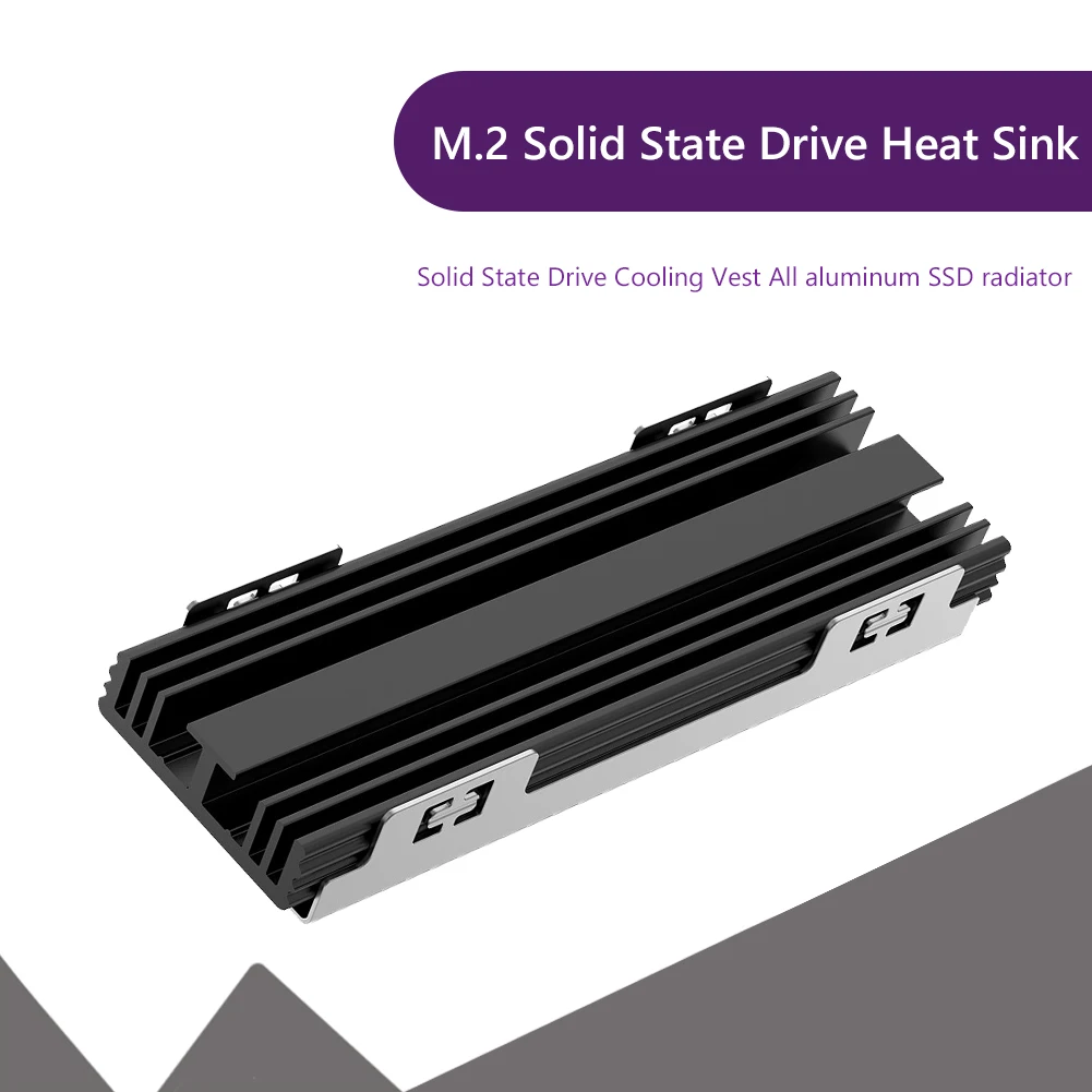 

Радиатор M.2 SSD NVME NGFF M.2 2280, твердотельный жесткий диск, алюминиевый радиатор, радиатор, термоохлаждающая подставка для настольного ПК