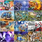 Алмазная живопись 5D с квадратными стразами, животные, тигр, кошка, алмазная вышивка крестиком, картина для Стразы, домашний декор