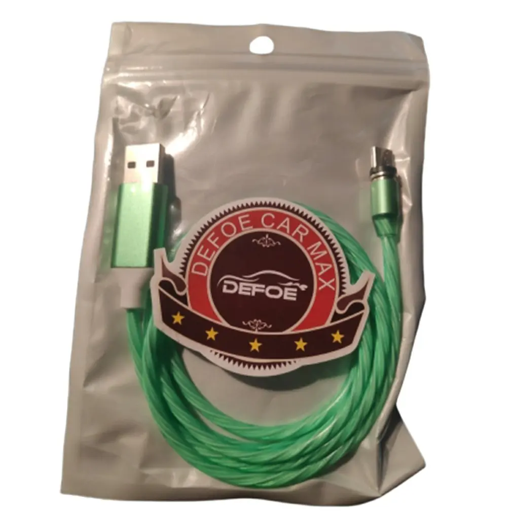 

USB phone cable car data line Car phone charging Streamer data cable fast charging 360 degree magnetic data line