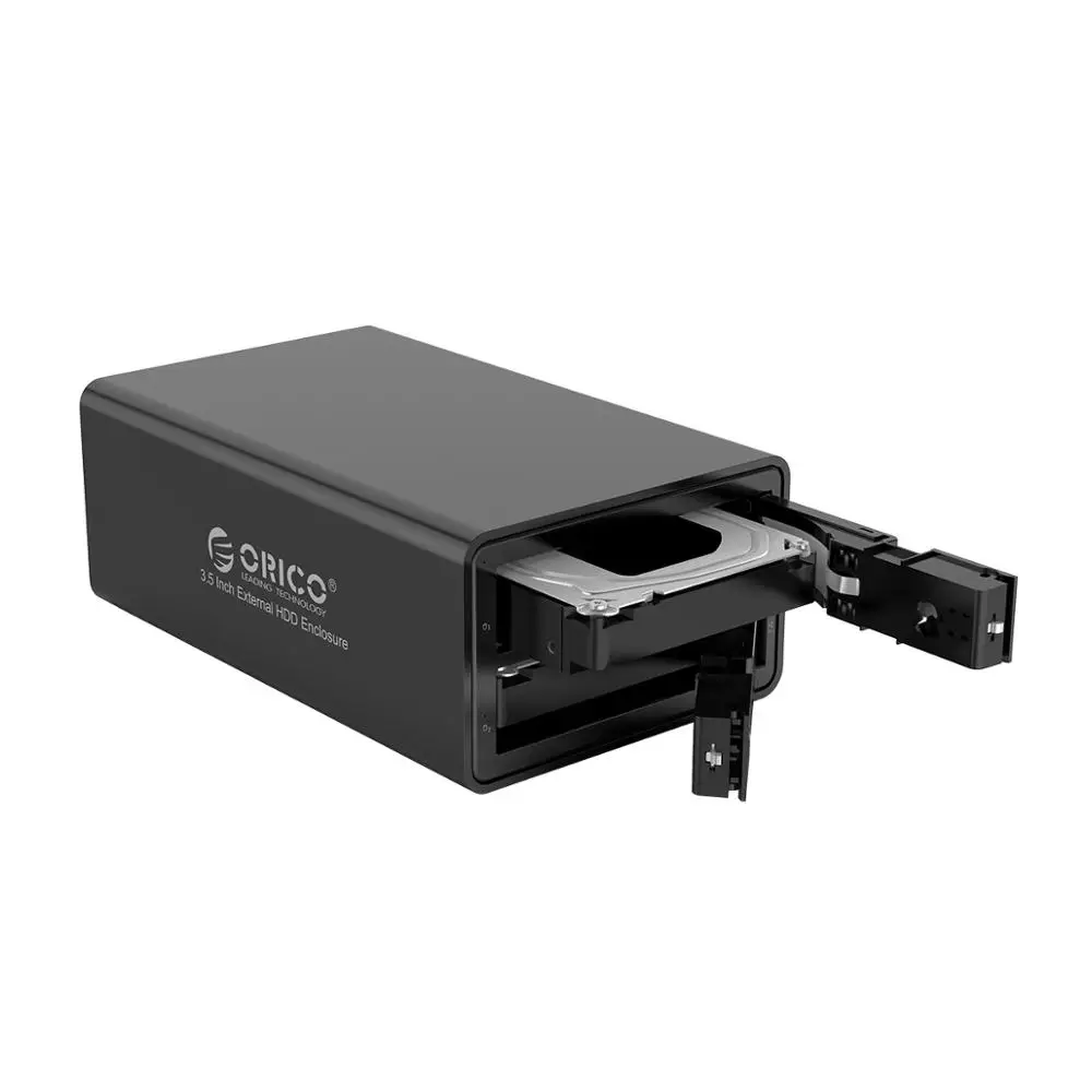 Док-станция ORICO 95 на 2 отсека 3 5 дюйма USB3.0 Поддержка жесткого диска 32 ТБ UASP с