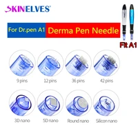 10pcs dr pen ultima a1 needle cartridge 9 12 36 42 pin nano auto microneedle derma pen bayonet replacement tattoo tips