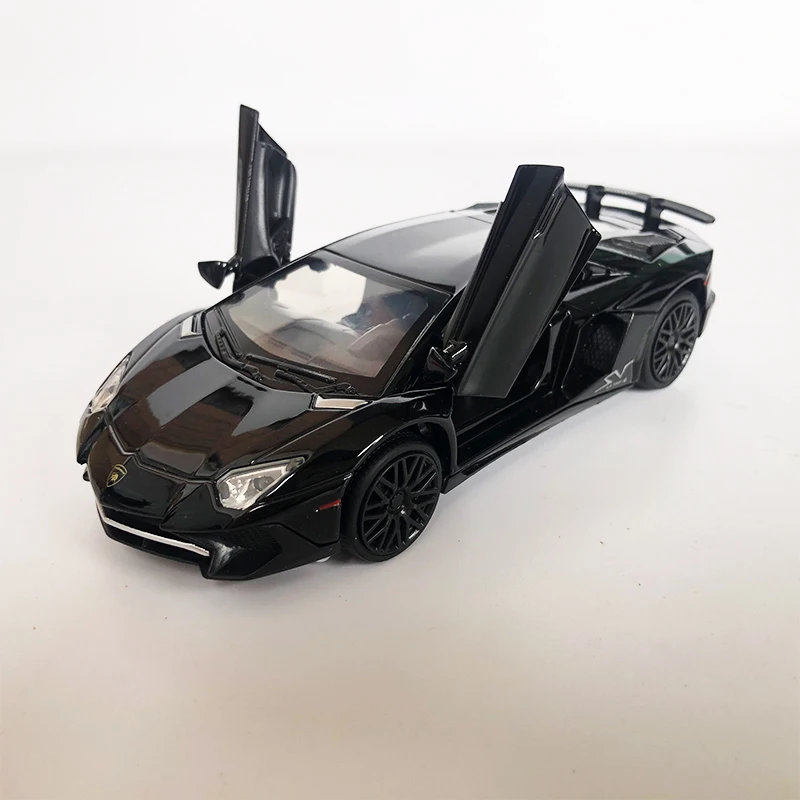 

1:32 металлический литой автомобиль Lamborghin-SIAN FKP37, Игрушечная модель автомобиля из сплава, автомобиль со звуком, освещением, ограниченный спор...