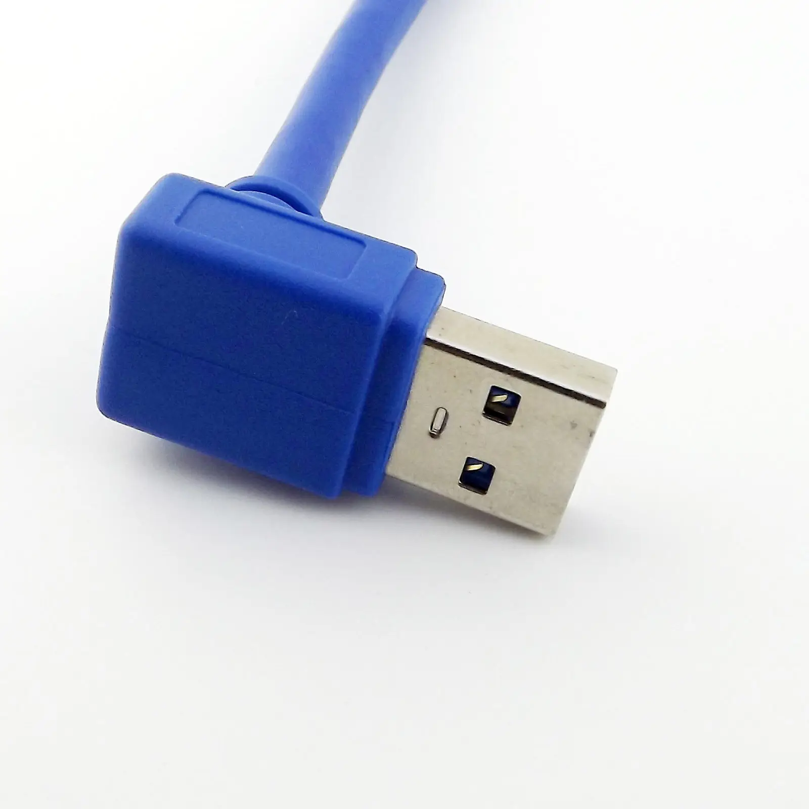 1x Micro B Штекерный Разъем 10 Pin правый угол USB 3 0 A входящий штекер вниз под углом в