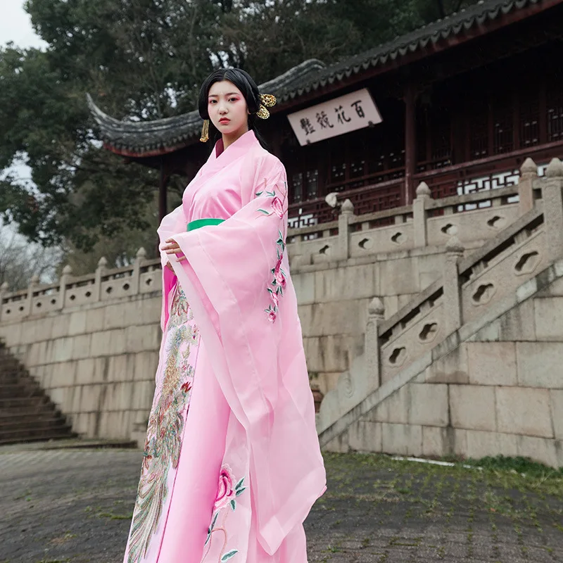 

Traditional Chinese Costume Ancient Chinese women hanfu Drama Costume pink Princess Lanling Drama stage performance female set