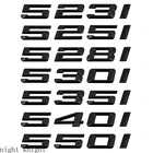Металлический автомобильный 3d-алфавит 523i 525i 528i 530i 535i 540i 550i