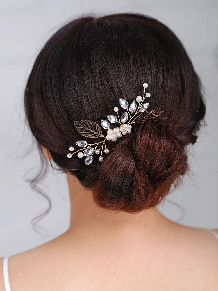 Женский винтажный гребень для волос свадебный аксессуар ручной работы с