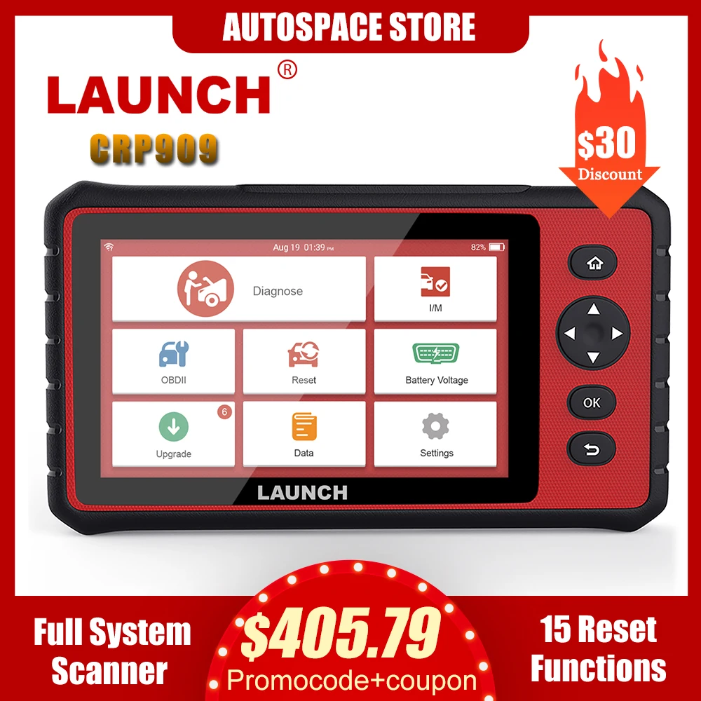 Launch X431 CRP123E OBD2 ENG ABS подушка безопасности SRS на авто диагностический инструмент OBDII считыватель кодов Сканер бесплатное обновление pk CRP123X CRP123
