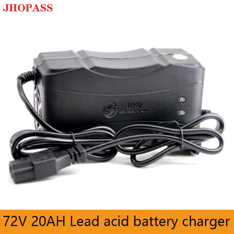 72V 20AH Smart HQ LED diaplay output 220V Lead acid battery charger for E-bike Motorbike Bajajs Scooter Free UK AU EUadapter | Электроника