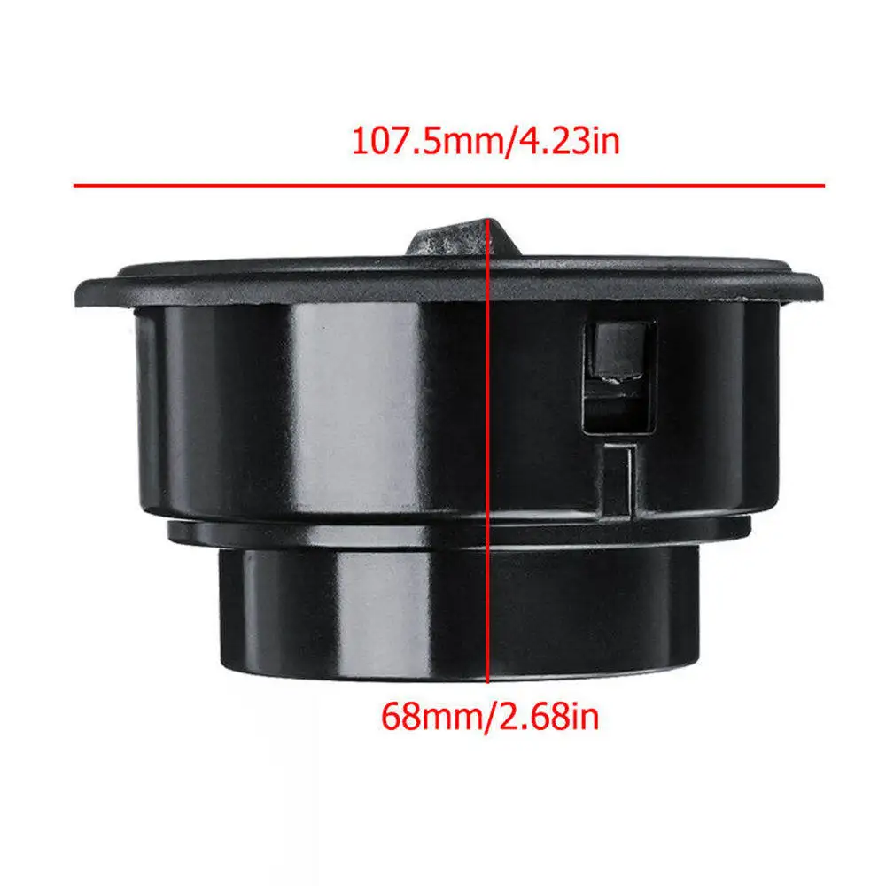 Черный автомобильный обогреватель воздуховод вентиляционное отверстие на