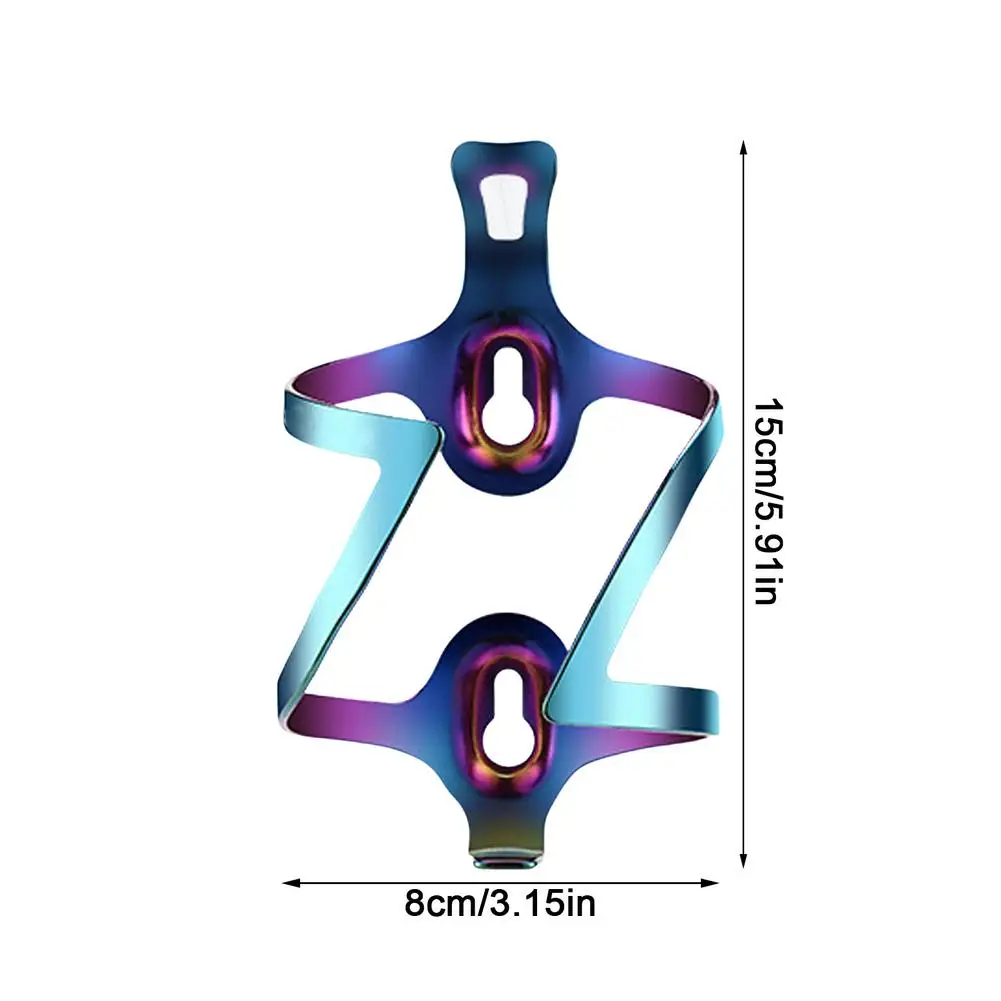 

Aluminum Alloy Bicycle Bottle Cages Cycling Bottle Holder Colorful Bicycle Cage Lightweight Mountain Bike Water Bottle Drink Cup