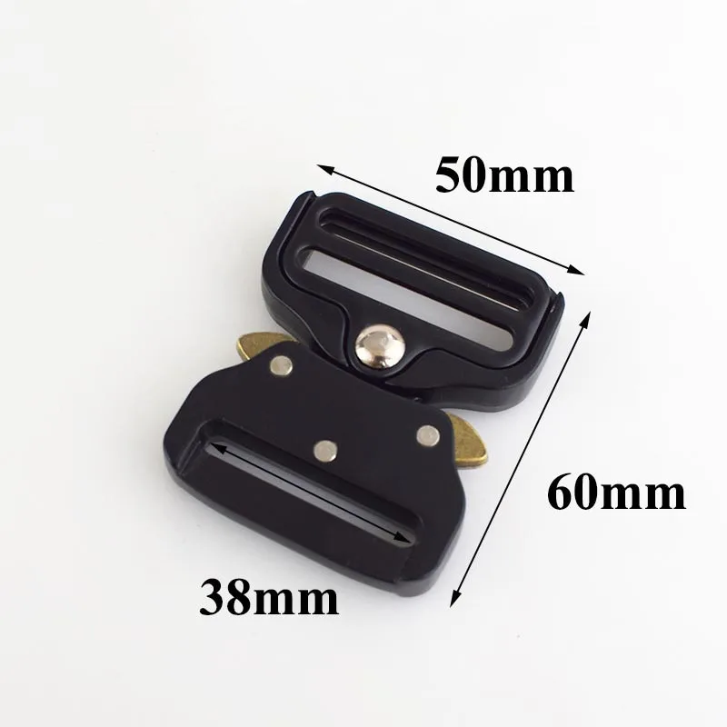 ZK5165-38mm Meetee 38/45 мм лямки металлическая сумка ремень Быстрый боковой застежкой на пряжку дужка ремешках застежка DIY сумки аксессуары для одежды AP646 - Цвет: ZK5165-38mm