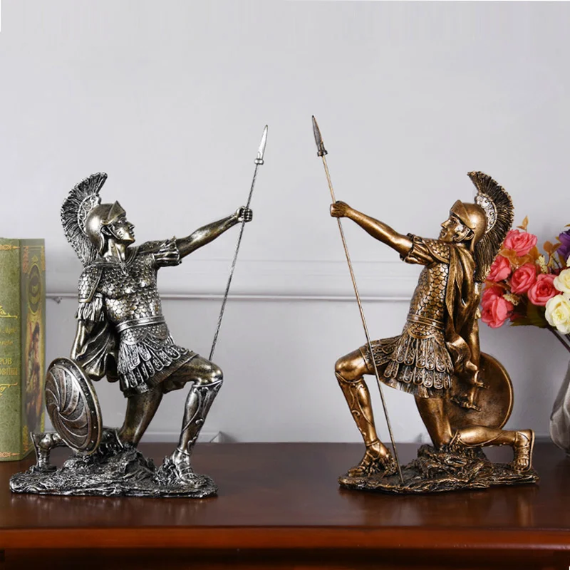 Статуэтка спартанского воина винтажный Декор для дома в скандинавском стиле