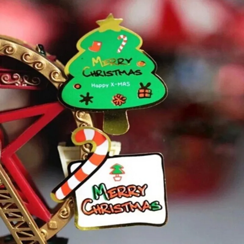 

80PCS/Lot Merry Christmas tree Theme series DIY Multifunction Seal Sticker Gift baking packaging Label