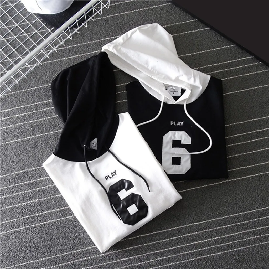 Женская футболка Летняя с капюшоном плюшевая Вышивка Половина рукава свитер для