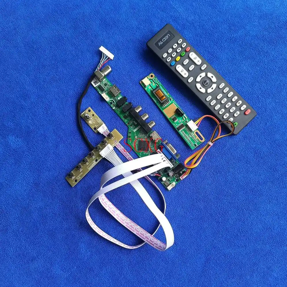 

1CCFL For LTD121EC3S/LTD121EC5S/LTD121EC5V/LTD121ECAK LCD driver board 1024*768 20Pin LVDS USB VGA HDMI-compatible DIY KitAnalog