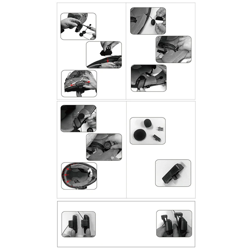 

Motorcycle Bluetooth 4.2 Helmet Intercom Wireless Headset Telephone Call Kit Stereo Anti-Interference Interphone