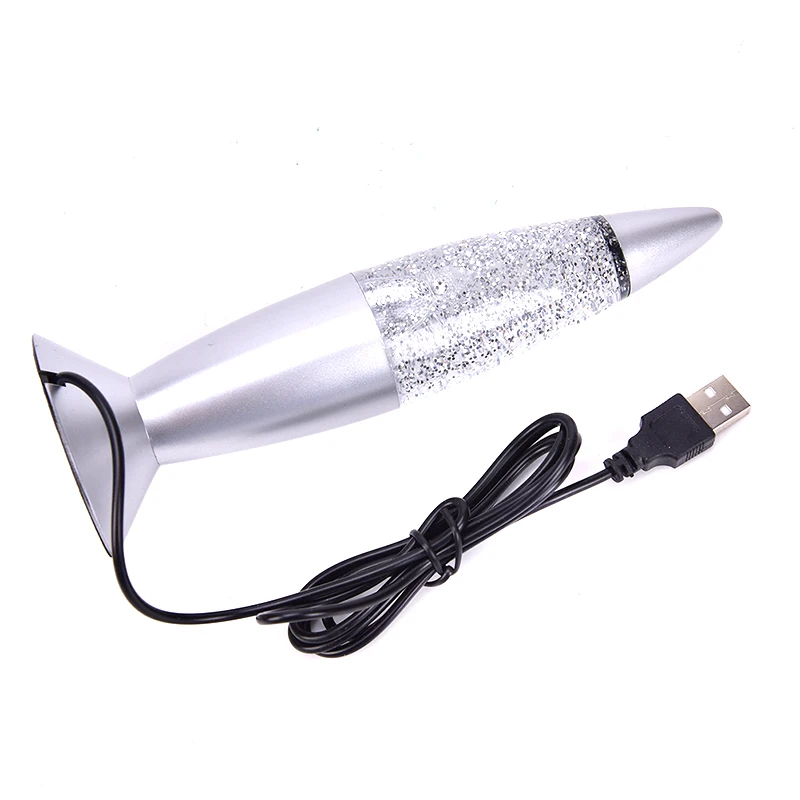 1 шт. 3D ракета многоцветный меняющий цвет лавовый светильник RGB светодиодный