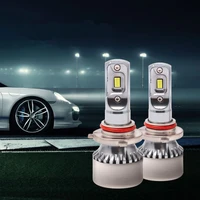 aes 2pcs p1 pro canbus car headlight bulbs h4 h7 h11 h8 h9 9006 hb4 h1 9005 hb3 mini led lamp with csp chip
