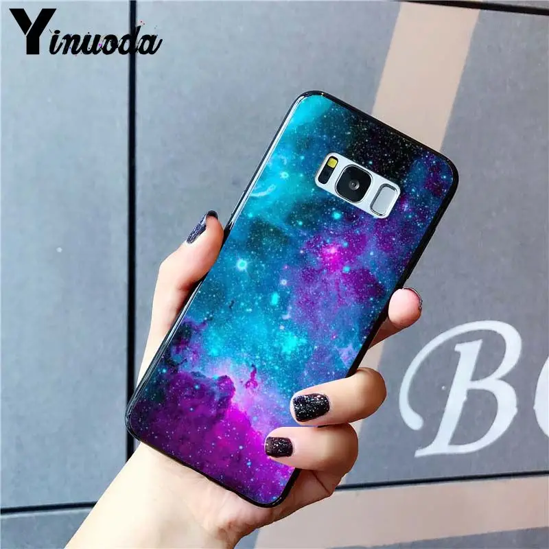 Yinuoda space для galaxy universe Star Dark чехол для телефона чехол для samsung galaxy S9 S10 Plus S10E S6 S7 S8 S9 S9Plus S5 M10 - Цвет: A14