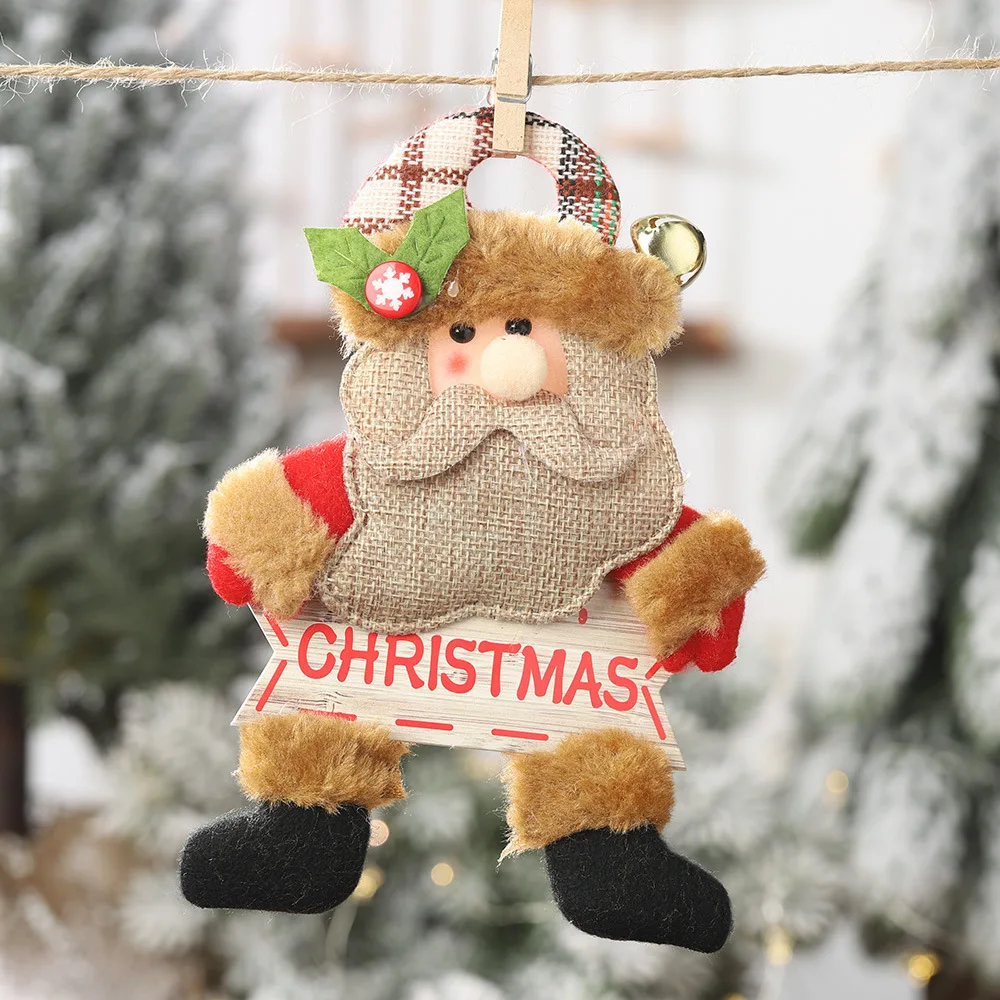 Style A1 Christmas Home Decor Hanging Ornaments Santa Dolls Christmas Tree Decorations New Year Hangings Decorations Enfeites De Natal - Цвет: Style A1